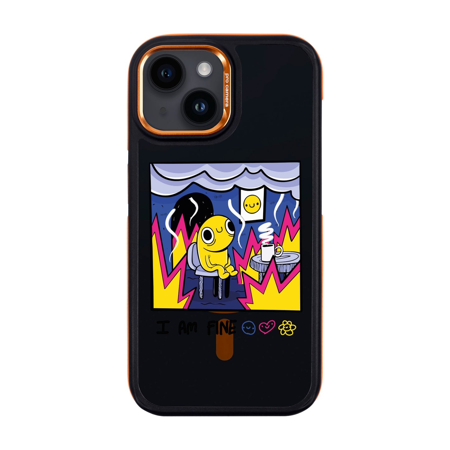 I AM FINE-Dark Kılıf MagSafe Özellikli - iPhone 13