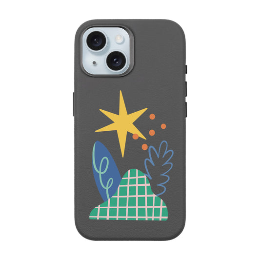 LITTLE NATURE-iPhone 15 Leather Premium Kılıf MagSafe Özellikli