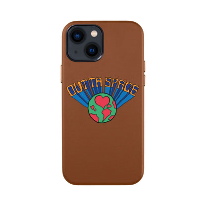 SPACE-iPhone 13 Mini Leather Kılıf