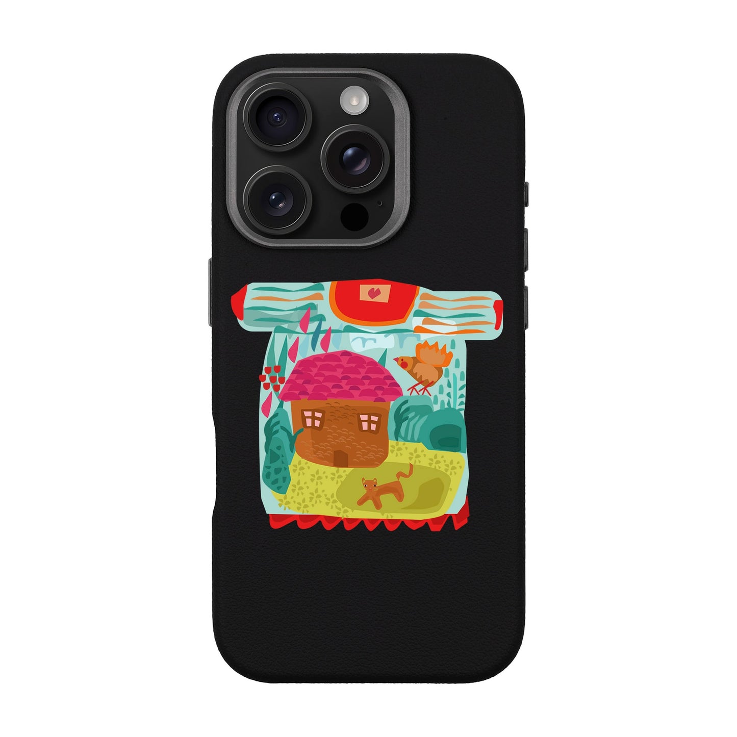 SİHİRLİ KAZAK-iPhone 16 Pro Leather Premium Kılıf MagSafe Özellikli