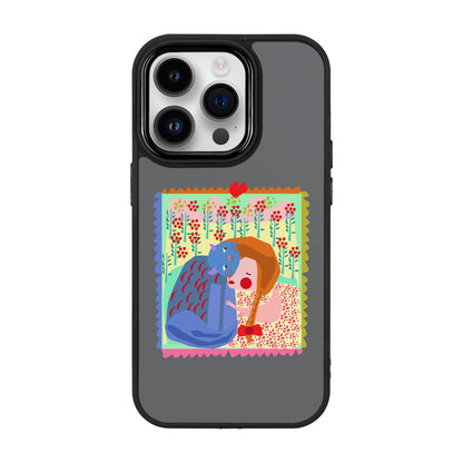 KEDİ POSTA PULU-iPhone 13 Pro Proof Kılıf