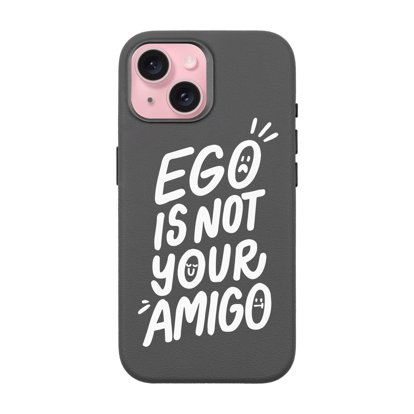 EGO-iPhone 15 Leather Premium Kılıf MagSafe Özellikli