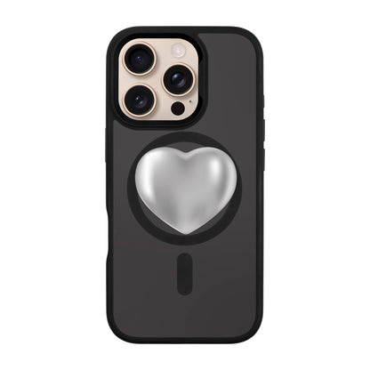 SILVER HEART-iPhone 16 Pro Rise Kılıf MagSafe Özellikli