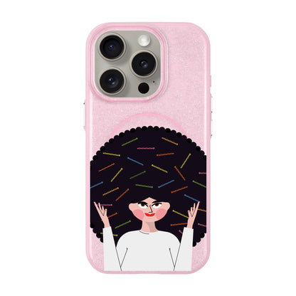 TANGLES OF HAPPINESS-Radiant Kılıf MagSafe Özellikli - iPhone 15 Pro