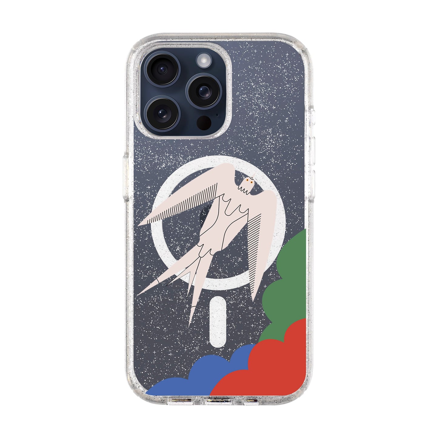L’OISEAU LIBRE-iPhone 15 Pro Max Shiny Kılıf MagSafe Özellikli