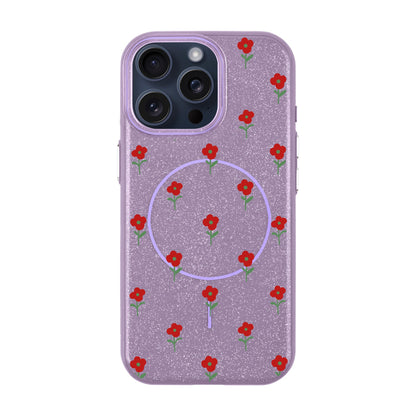 FLOWER POWER-iPhone 15 Pro Max Radiant Kılıf MagSafe Özellikli