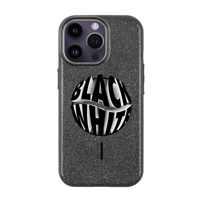 BLACK WHITE-iPhone 14 Pro Max Radiant Kılıf MagSafe Özellikli