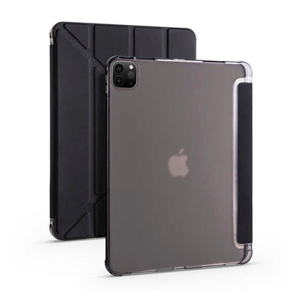 Apple iPad Pro 12.9 inç 2022 M2-Trigon Folding Kalemlikli Standlı Kılıf