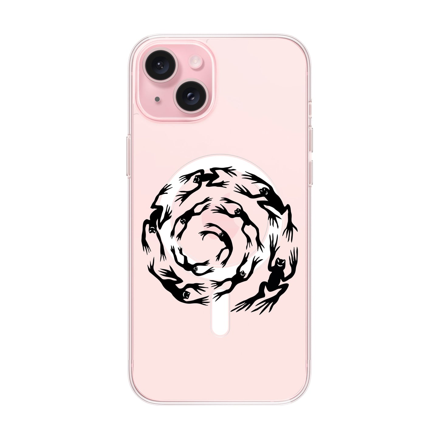 SWIRLING FROG-iPhone 15 Plus Solid Kılıf MagSafe Özellikli