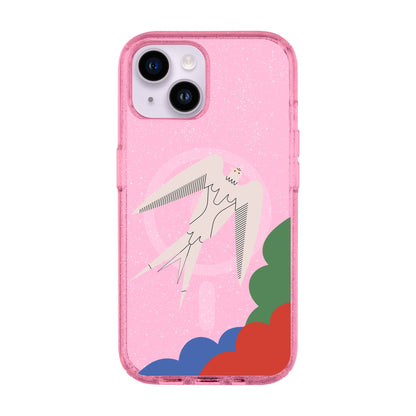 L’OISEAU LIBRE-iPhone 14 Shiny Kılıf MagSafe Özellikli