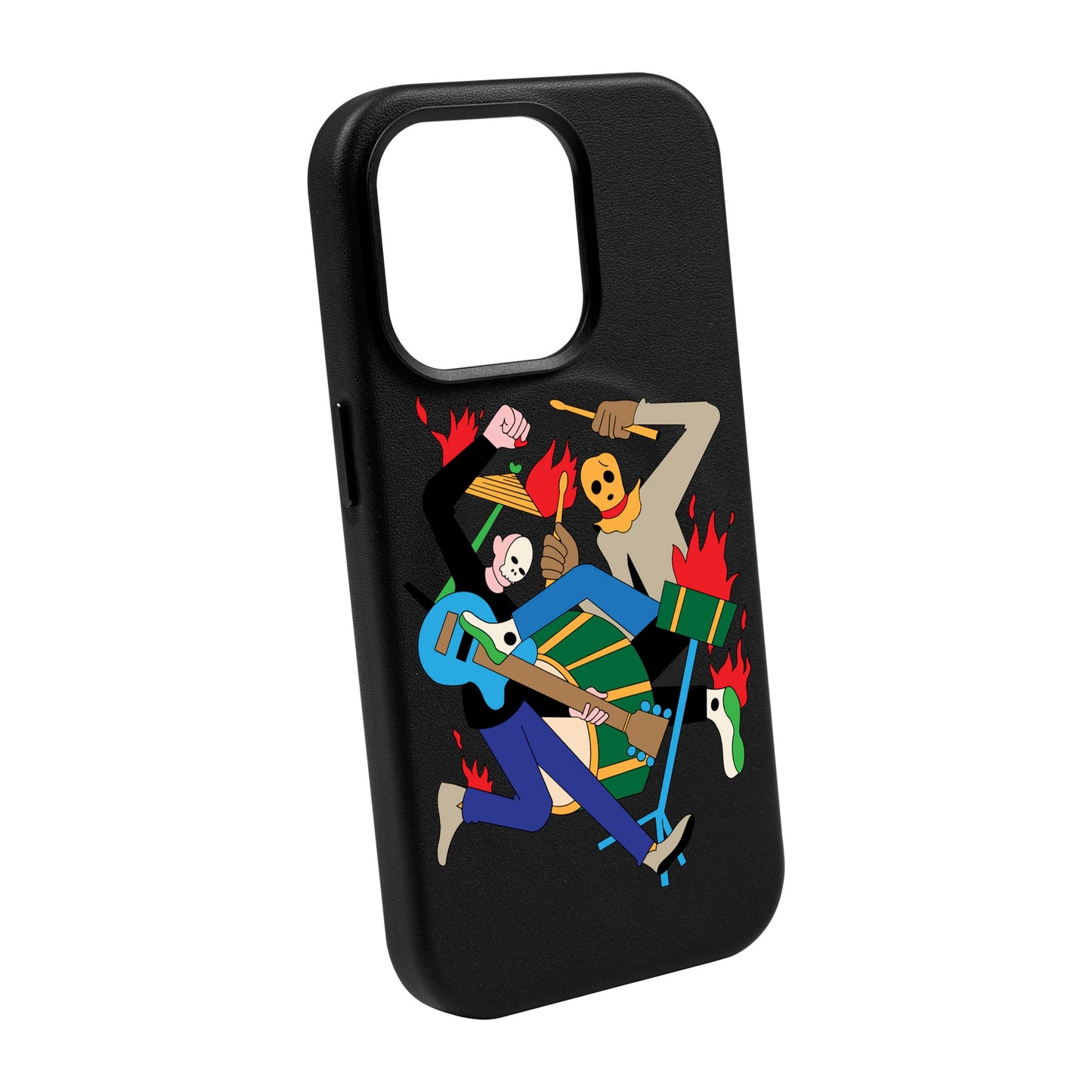 MONSTER MASH-iPhone 14 Pro Max Leather Kılıf MagSafe Özellikli