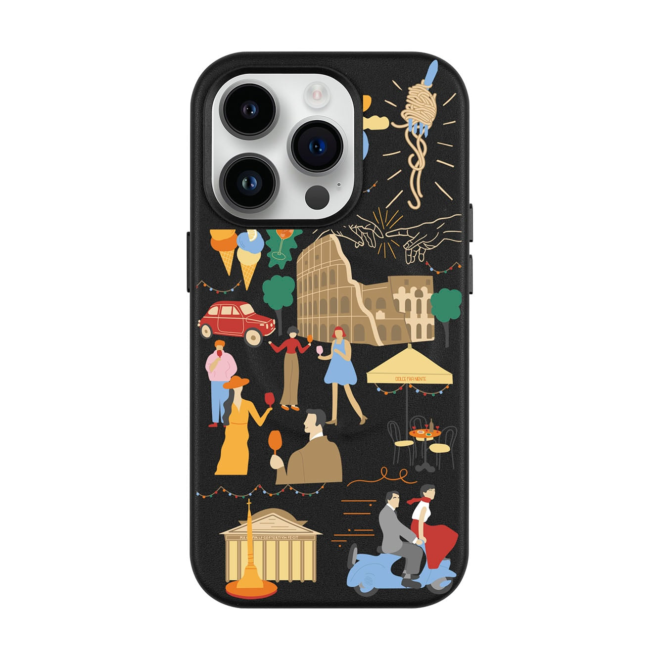 ROMA-Leather Kılıf MagSafe Özellikli - iPhone 14 Pro