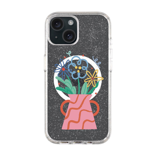 PINK VASE-iPhone 14 Plus Shiny Kılıf MagSafe Özellikli
