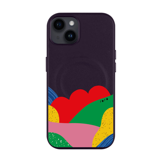 FLAG-iPhone 14 Plus Leather Kılıf MagSafe Özellikli