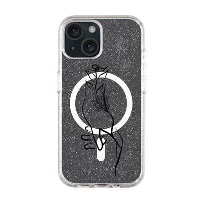 TOUCH-iPhone 15 Plus Shiny Kılıf MagSafe Özellikli