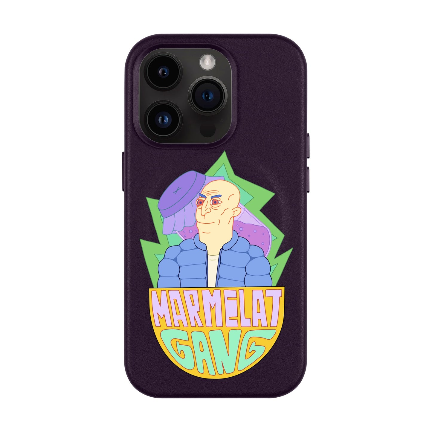 MARMELAT GANG-Leather Kılıf MagSafe Özellikli - iPhone 14 Pro