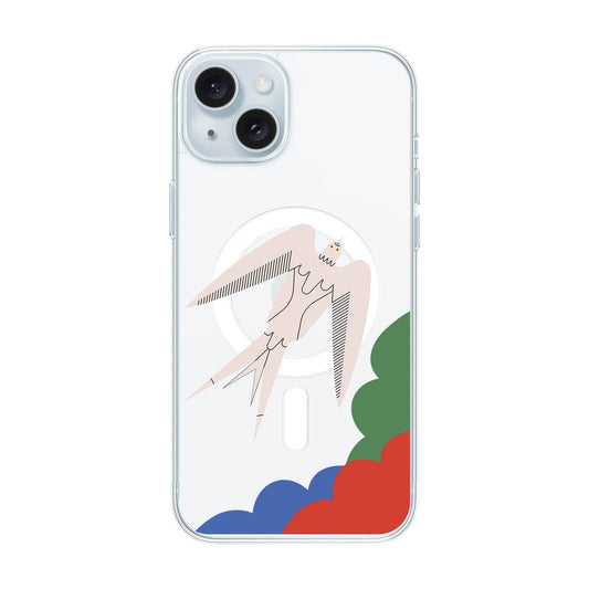 L’OISEAU LIBRE-iPhone 15 Plus Solid Kılıf MagSafe Özellikli