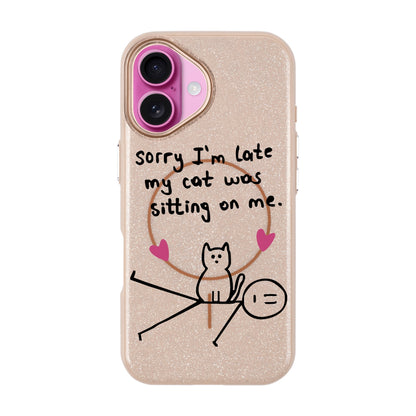 SORRY I'M LATE-iPhone 16 Radiant Kılıf MagSafe Özellikli
