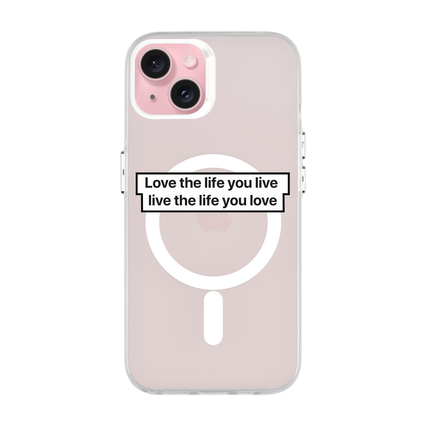 LOVE THE LIFE-iPhone 15 Plus Hold Kılıf MagSafe Özellikli