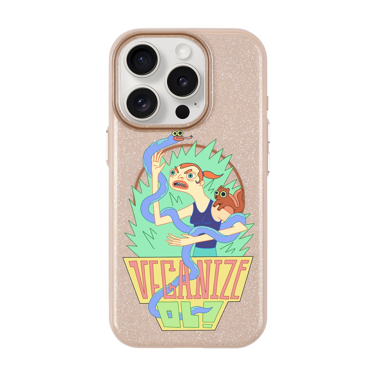 VEGANİZE-Radiant Kılıf MagSafe Özellikli - iPhone 15 Pro