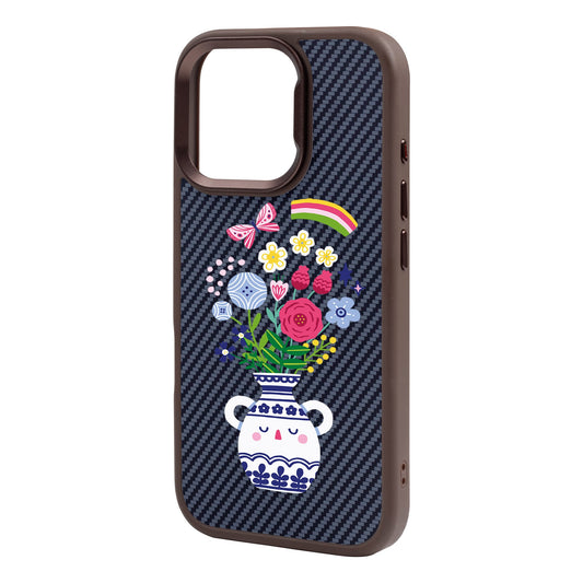 PARTERRE-iPhone 16 Pro Max Plaid Kılıf MagSafe Özellikli