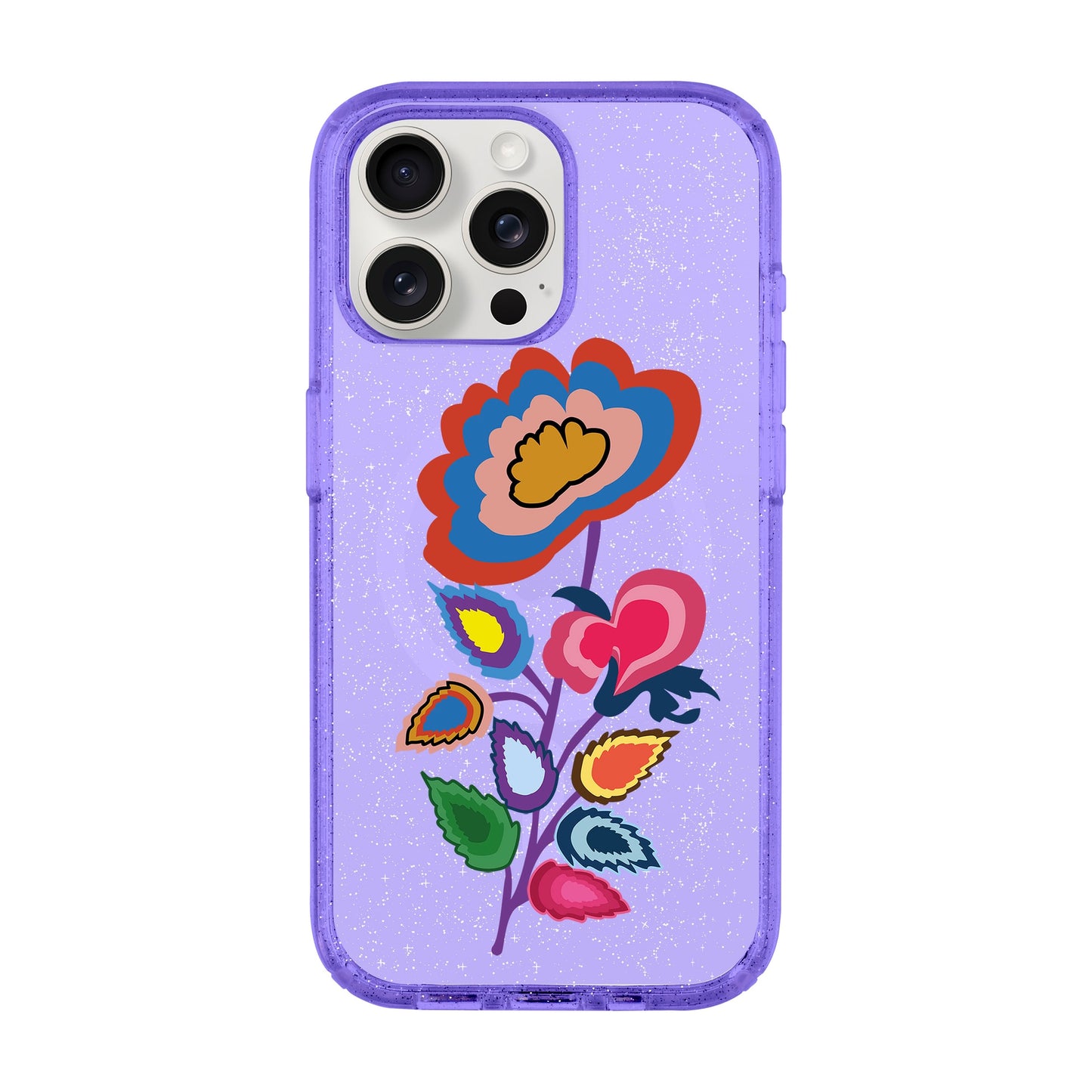 KNITTED FLOWER-iPhone 15 Pro Max Shiny Kılıf MagSafe Özellikli