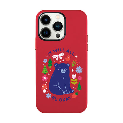 BE OKAY-iPhone 14 Leather Kılıf