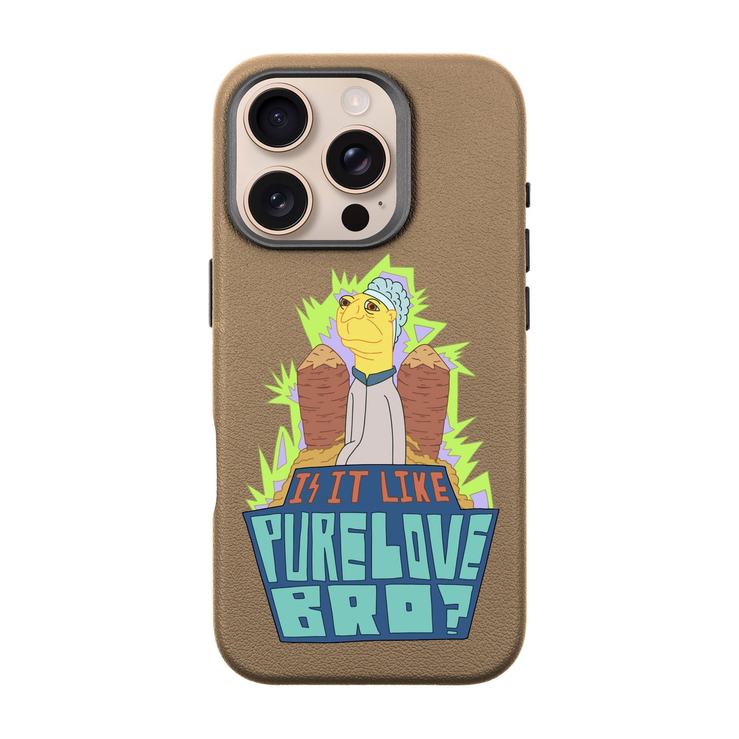 PURE LOVE-iPhone 16 Pro Leather Premium Kılıf MagSafe Özellikli