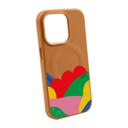 FLAG-Leather Kılıf MagSafe Özellikli - iPhone 13