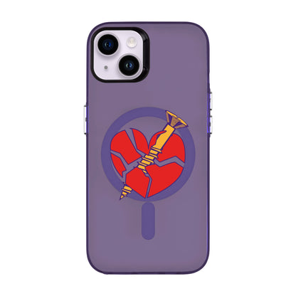 BROKEN HEART-iPhone 14 Plus Hold Kılıf MagSafe Özellikli
