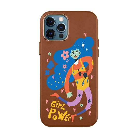 GIRL POWER-iPhone 11 Pro Max Leather Kılıf