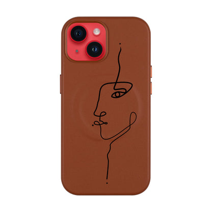 FACE-Leather Kılıf MagSafe Özellikli - iPhone 11