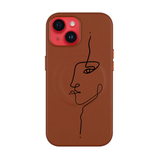 FACE-Leather Kılıf MagSafe Özellikli - iPhone 11