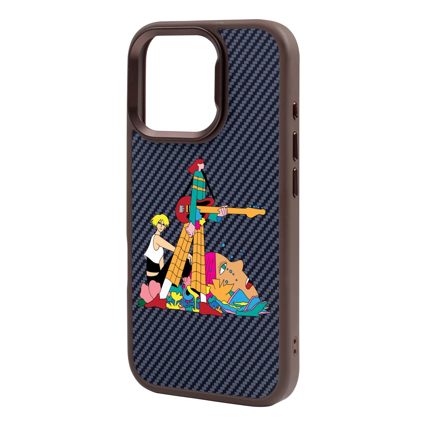 HER BAND-iPhone 16 Pro Max Plaid Kılıf MagSafe Özellikli