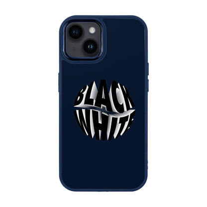 BLACK WHITE-iPhone 14 Plus Proof Kılıf