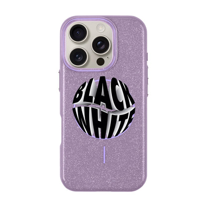 BLACK WHITE-iPhone 16 Pro Radiant Kılıf MagSafe Özellikli
