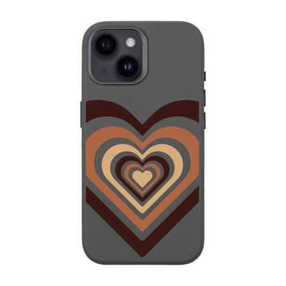 HEART-iPhone 14 Leather Premium Kılıf MagSafe Özellikli