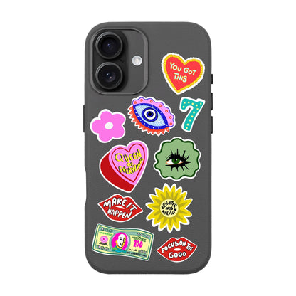 HM STICKERS-iPhone 16 Leather Premium Kılıf MagSafe Özellikli