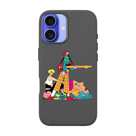 HER BAND-iPhone 16 Plus Leather Premium Kılıf MagSafe Özellikli