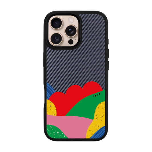 FLAG-iPhone 16 Pro Max Plaid Kılıf MagSafe Özellikli