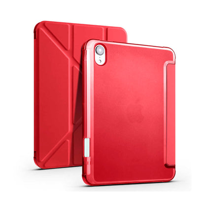 Apple iPad Mini 2021 (6.Nesil)-Trigon Folding Kalemlikli Standlı Kılıf