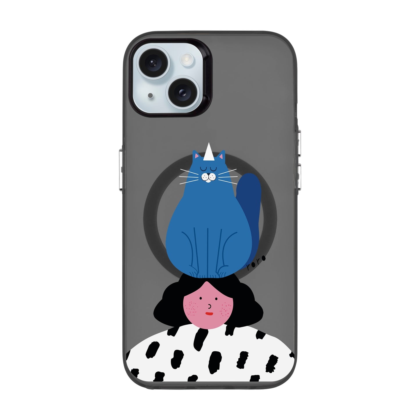 NAUGHTY CAT-iPhone 15 Plus Hold Kılıf MagSafe Özellikli