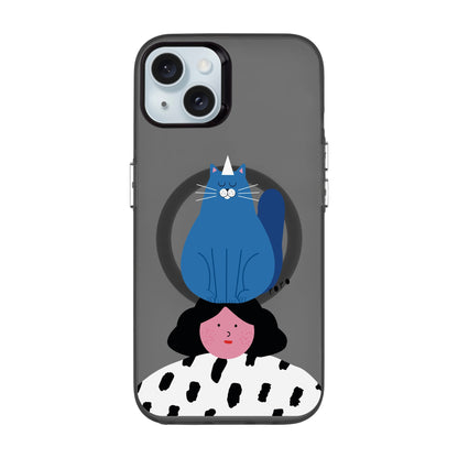 NAUGHTY CAT-iPhone 15 Plus Hold Kılıf MagSafe Özellikli