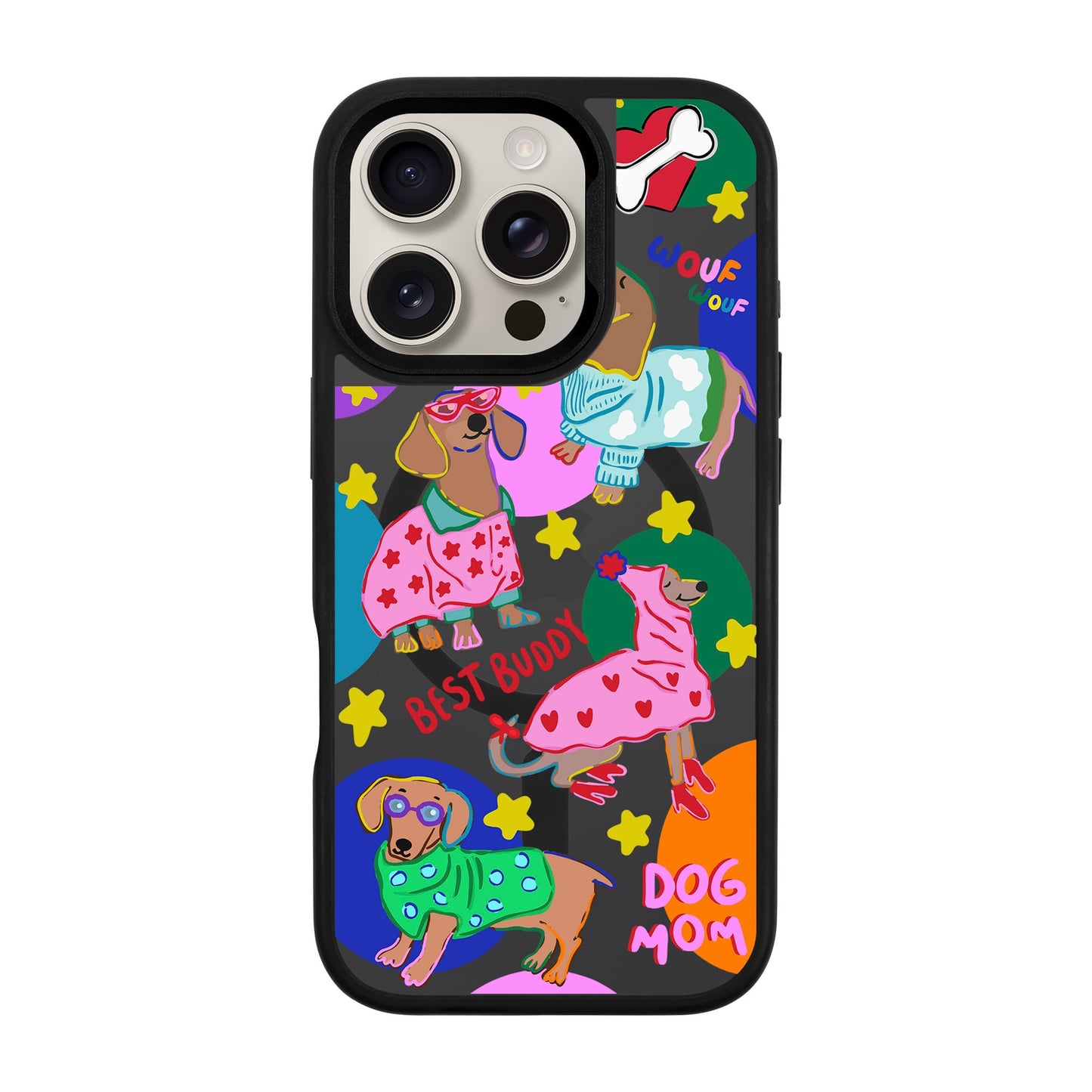 DOG MOM-iPhone 16 Pro Rise Kılıf MagSafe Özellikli