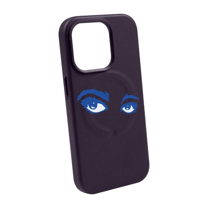 BIRDS EYE VIEW-iPhone 14 Pro Max Leather Kılıf MagSafe Özellikli