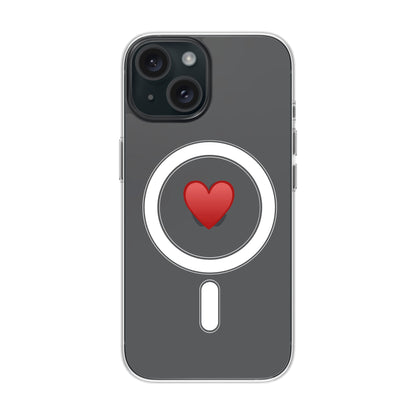 SPREAD HEART-iPhone 15 Solid Kılıf MagSafe Özellikli