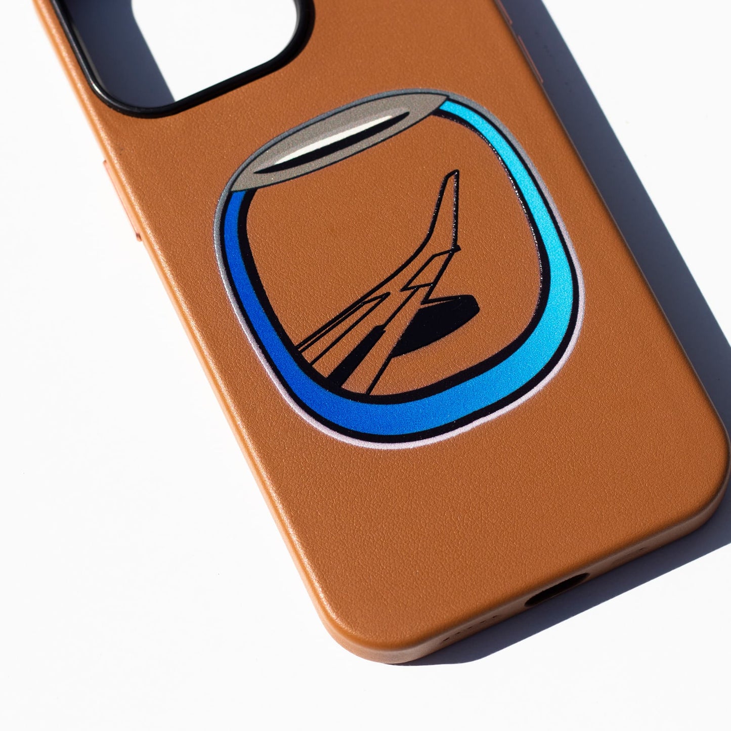AIRCRAFT WINDOW-iPhone 13 Leather Kılıf