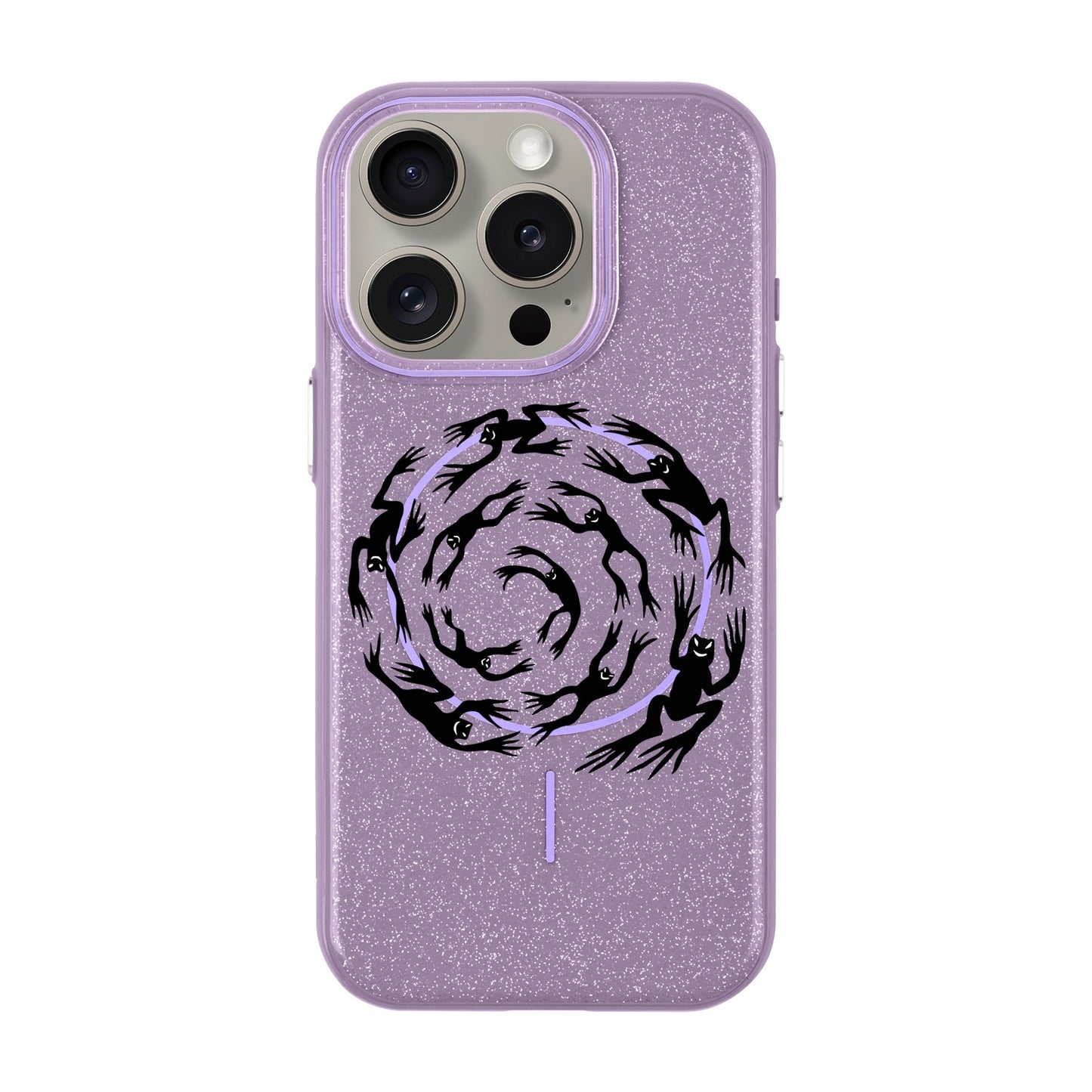 SWIRLING FROGS-Radiant Kılıf MagSafe Özellikli - iPhone 15 Pro