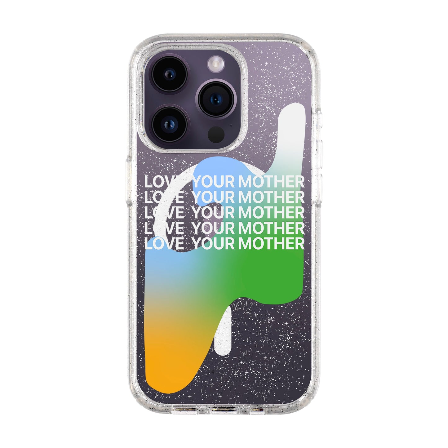 LOVE YOUR MOTHER-Shiny Kılıf MagSafe Özellikli - iPhone 14 Pro