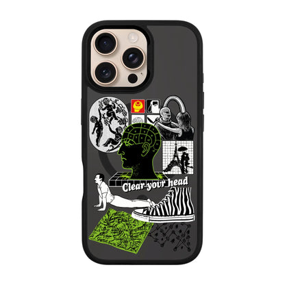 CLEAR YOUR HEAD-iPhone 16 Pro Max Rise Kılıf MagSafe Özellikli